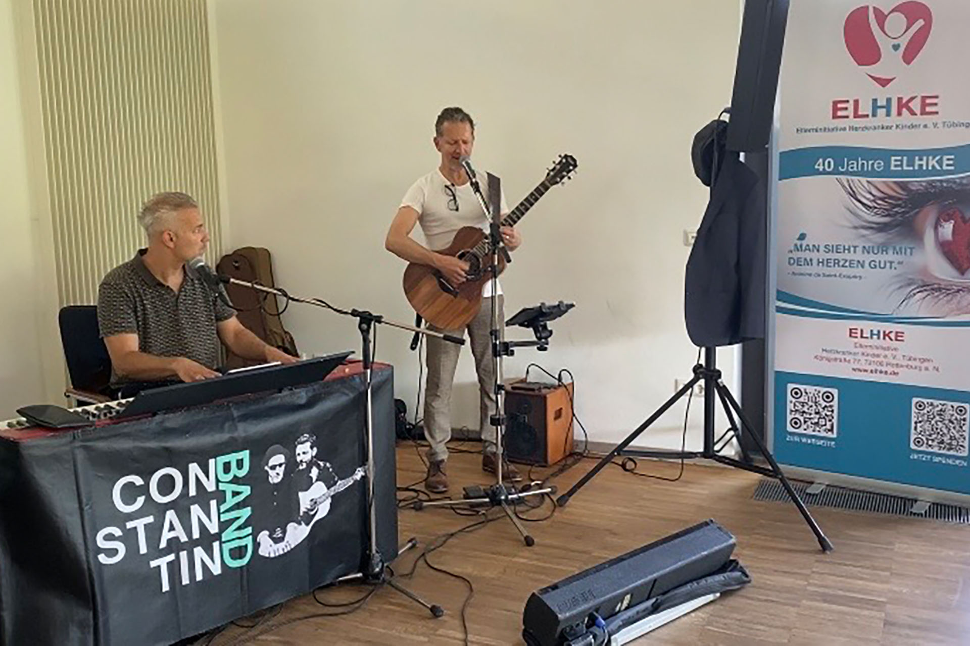 Die Constantin Band sorgt für Unterhaltung